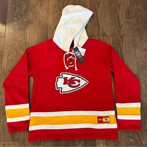NFL Team Apparel Kansas City Chiefs Hooded Sweater Medium
